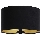 Abat-jour universel STANDART E27 d. 45 cm noir/doré