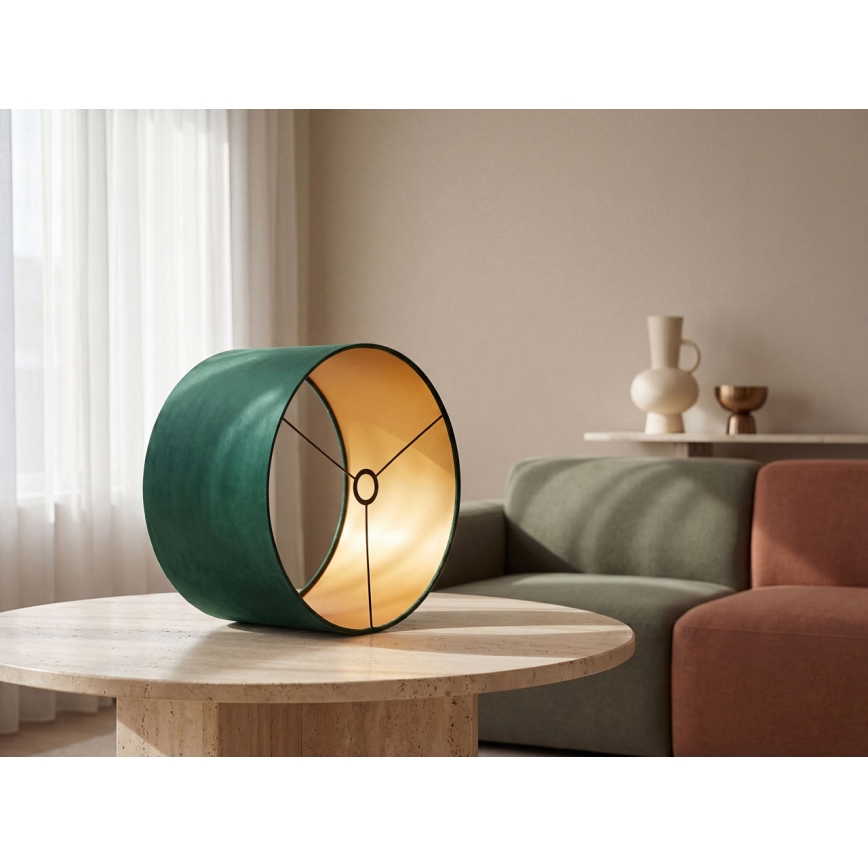 Abat-jour universel STANDART E27 d. 45 cm vert/doré