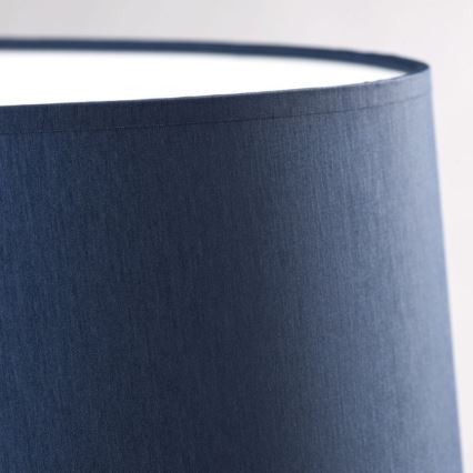Abat-jour pour lampe de table et lampadaire WINSTON E27 d. 50 cm bleu