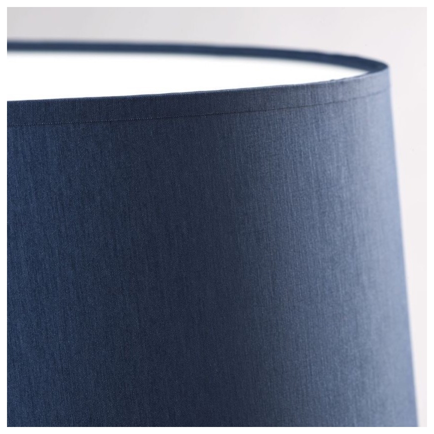 Abat-jour pour lampe de table et lampadaire WINSTON E27 d. 50 cm bleu