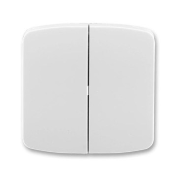 ABB 3558A-A652 S - Cache d'interrupteur divisé TANGO gris