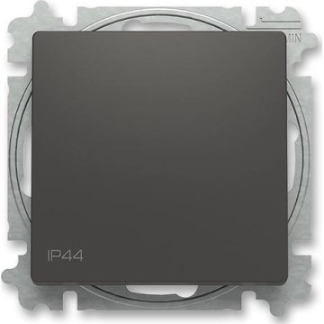 ABB 3559T-A07940 237 - Interrupteur croisé sans cadre n° 7 ZONI IP44 noir mat