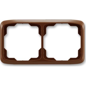 ABB 3901A-B20 H - Cadre double TANGO marron