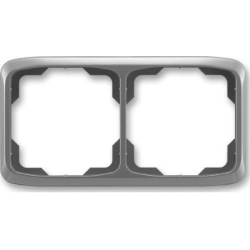 ABB 3901A-B20 S2 - Cadre double TANGO gris foncé