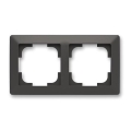 ABB 3901T-A00020 237 - Cadre double ZONI noir mat