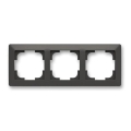 ABB 3901T-A00030 137 - Cadre triple ZONI noir mat