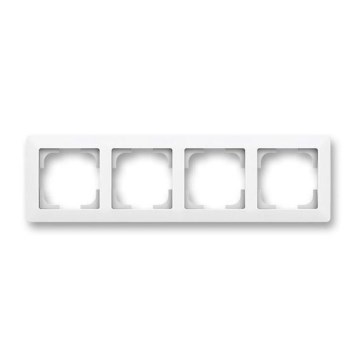 ABB 3901T-A00040 240 - Cadre quadruple ZONI blanc mat