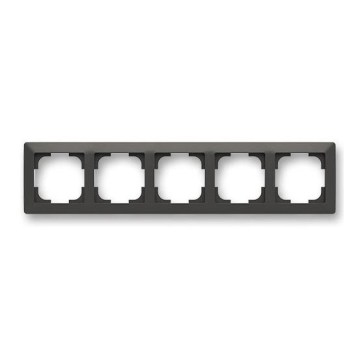 ABB 3901T-A00050 137 - Cadre 5 postes ZONI noir mat