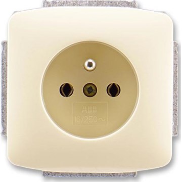 ABB 5518A-A2349 C - Prise domestique sans cadre TANGO 250V ivoire
