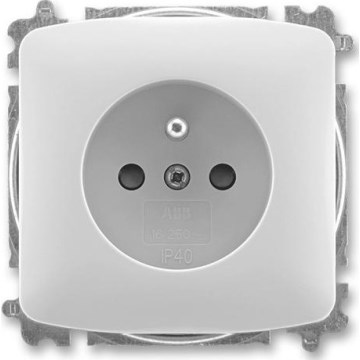 ABB 6619A-A06357 S - Prise domestique sans cadre TANGO 250V grise