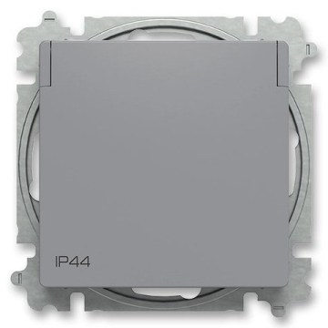 ABB 6619T-A06995 241 - Prise de courant domestique sans cadre ZONI 250V IP44 grise