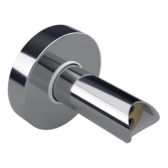 Adaptateur de connexion 6,4x6,4 cm argenté