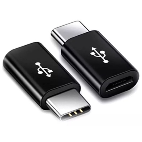 Adaptateur Micro USB pour USB C noir
