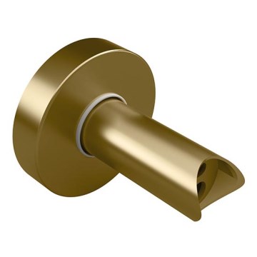 Adaptateur pour raccordement encastré des sèche-serviettes électriques 6,4 x 6,4 cm, doré