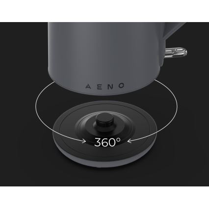 AENO - Bouilloire électrique rapide 1,5 l 2200W/230V noire