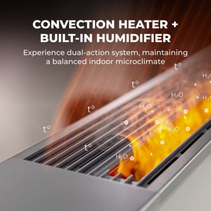 AENO - Convecteur électrique intelligent 1000/2000 W, blanc