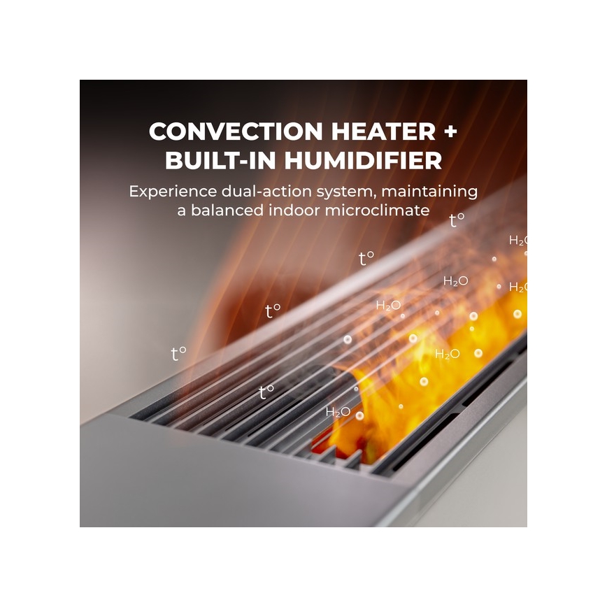 AENO - Convecteur électrique intelligent 1000/2000 W, blanc