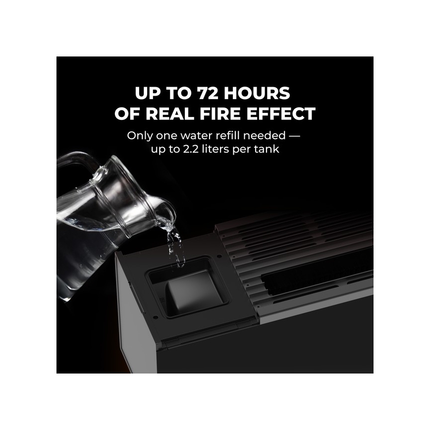 AENO - Convecteur électrique intelligent 1000/2000W noir