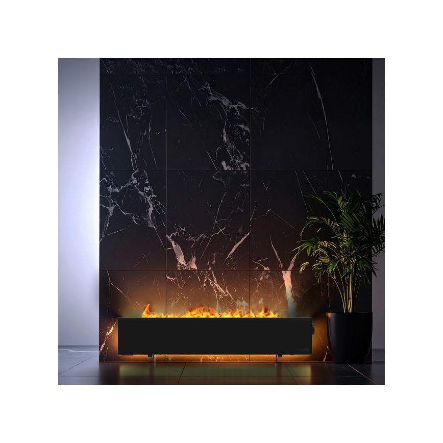 AENO - Radiateur électrique intelligent / convecteur 1000/2000 W noir