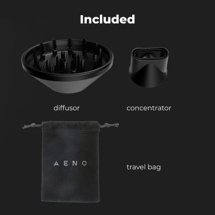 AENO - Sèche-cheveux 1500W/230V