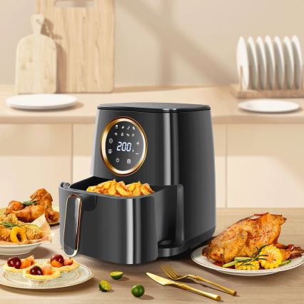 Aigostar - Airfryer 1400W/230V 4,2l noir