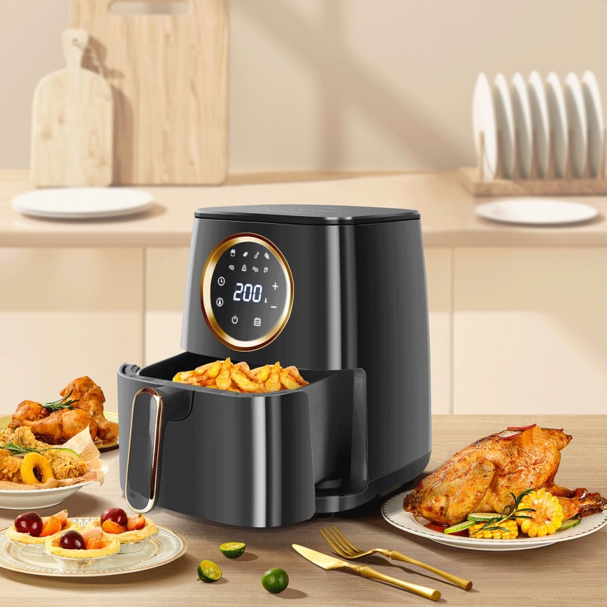 Aigostar - Airfryer 1400W/230V 4,2l noir