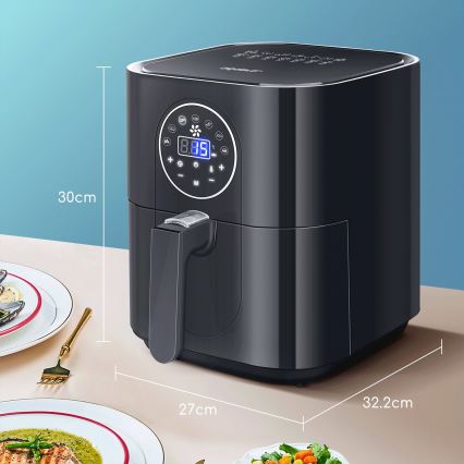 Aigostar - Airfryer 1500W/230V 3,5l noir