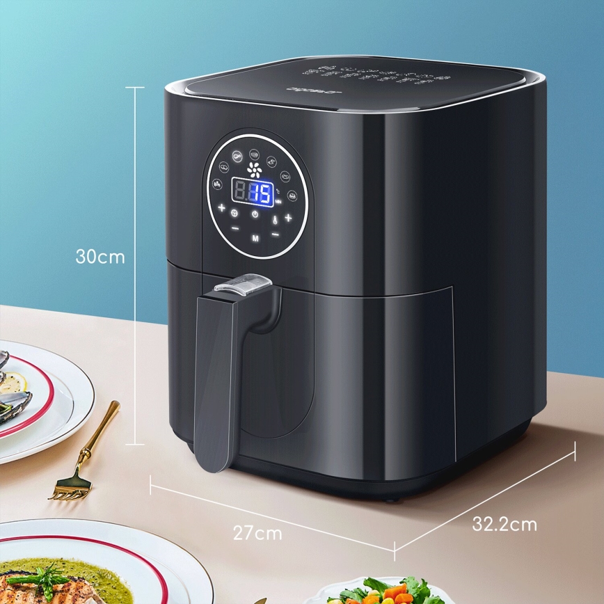 Aigostar - Airfryer 1500W/230V 3,5l noir