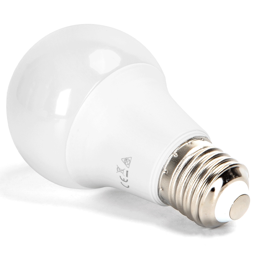 Aigostar - Ampoule LED RGBW dimmable E27/12W/230V 3000K + télécommande