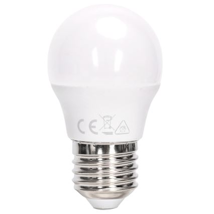 Aigostar - Ampoule LED RGBW dimmable G45 E27/4,8W/230V 3000K + télécommande