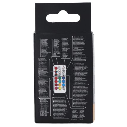 Aigostar - Ampoule LED RGBW dimmable GU10/4,8W/230V 3000K + télécommande