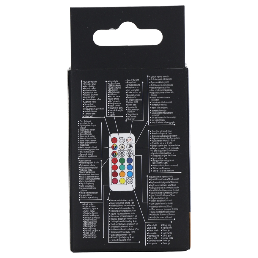 Aigostar - Ampoule LED RGBW dimmable GU10/6W/230V 3000K + télécommande