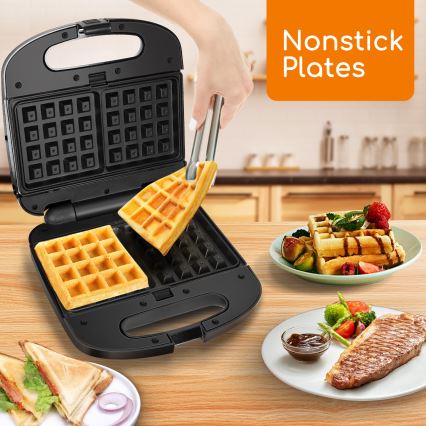 Aigostar - Appareil à croque-monsieur 800W/230V noir