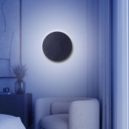 Aigostar - Applique murale à intensité variable MESH Connecté LED/12W/230V 2700-6500K noir