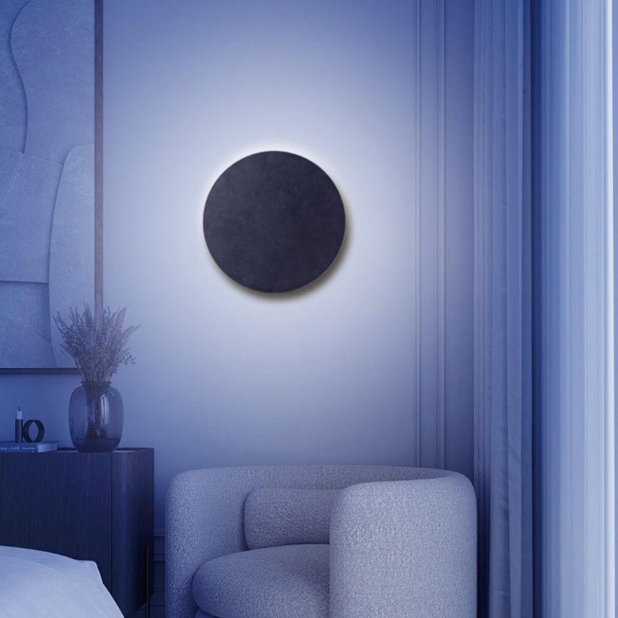 Aigostar - Applique murale à intensité variable MESH Connecté LED/12W/230V 2700-6500K noir