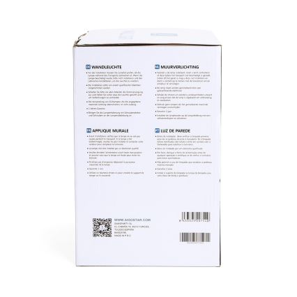 Aigostar - Applique murale d'extérieur 1xE27/60W/230V IP44