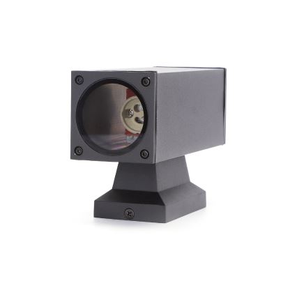 Aigostar - Applique murale d'extérieur 2xGU10/230V IP65 noire carrée