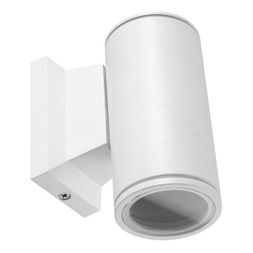 Aigostar - Applique murale extérieure 1xGU10/230V IP65 blanche ronde