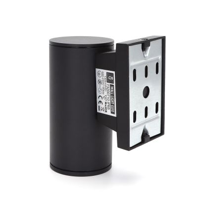 Aigostar - Applique murale extérieure 1xGU10/230V noir IP65 arrondi