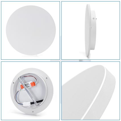 Aigostar - Applique murale LED 12W 230V 6500K 25 cm blanche