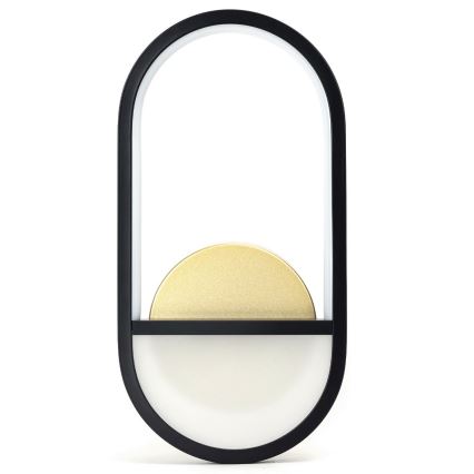 Aigostar - Applique murale LED/13,5W/230V 6500K noir/doré