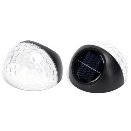 Aigostar - Applique murale solaire RGB LED/2W/1,2V noir IP44