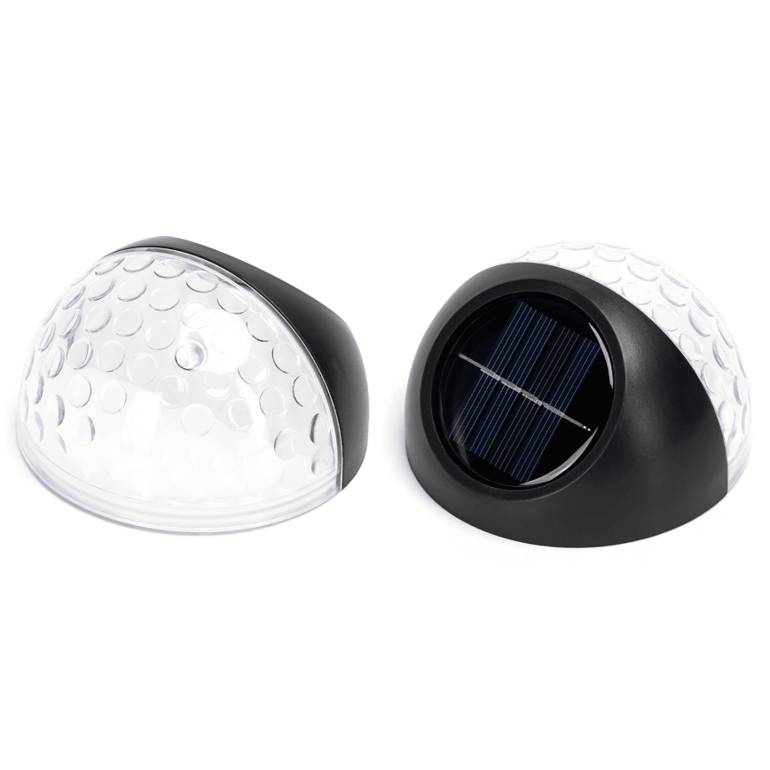 Aigostar - Applique murale solaire RGB LED/2W/1,2V noir IP44