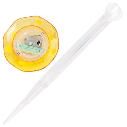 Aigostar - Lampe solaire LED LED/0,006W/1,2V 100 mAh 2700K IP44 jaune
