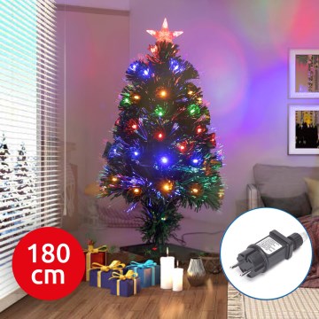 Aigostar - Arbre de Noël d'extérieur LED/6W/230V 180 cm IP44 multicolore