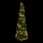 Aigostar - Arbre de Noël LED d'extérieur 80 LED 1,2 m IP44 vert, blanc chaud