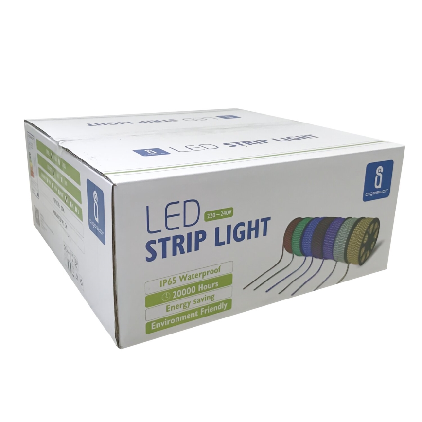 Aigostar - Bande LED 50m LED/300W/230V IP65 rouge