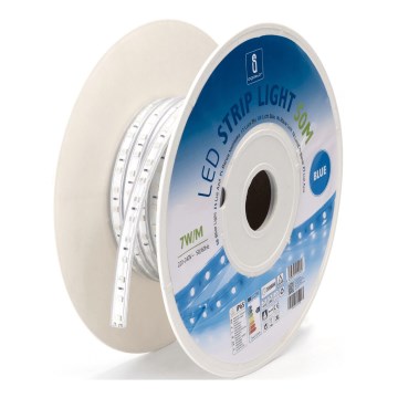 Aigostar - Bande LED LED/350W/230V 50m bleu IP65