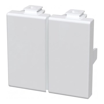 Aigostar - Bouchon d'extrémité 23,4 x 47 mm blanc