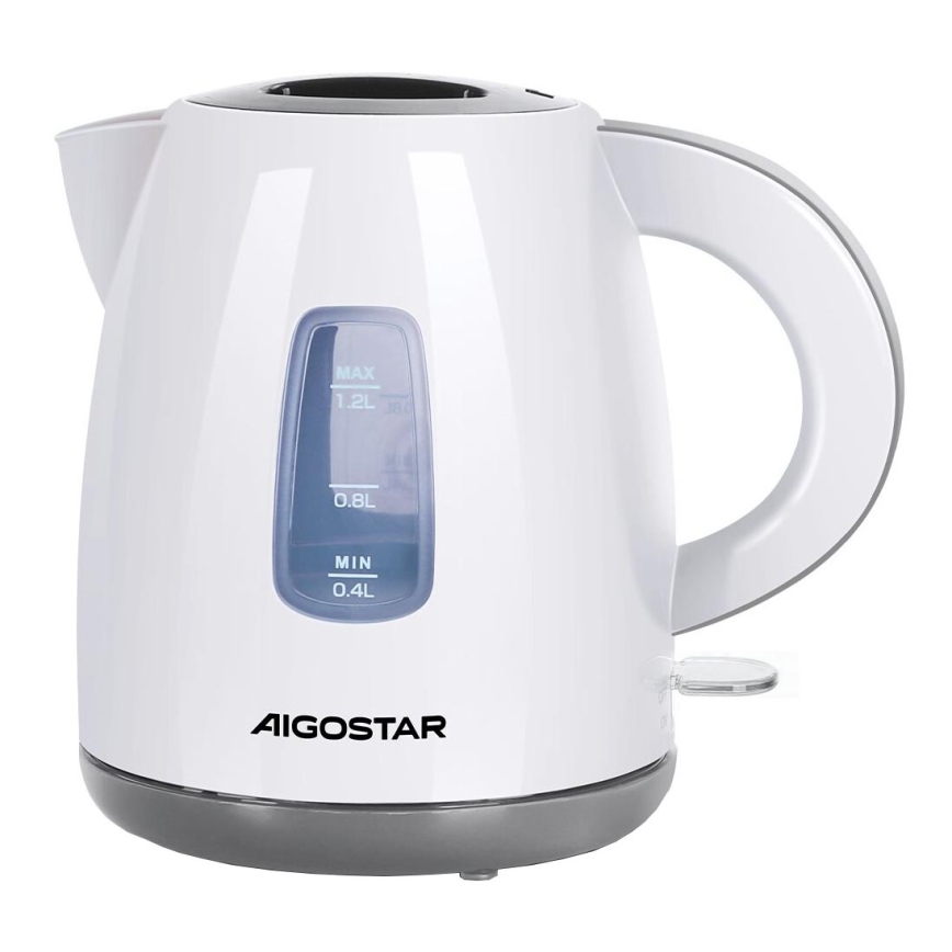 Aigostar - Bouilloire 1,2l 2200W/230V blanc
